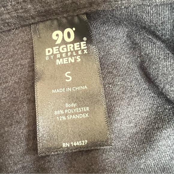 90 Degrees By Reflex Textured Pullover Hoodie With Pocket Charcoal Grey Men's S - Picture 10 of 12